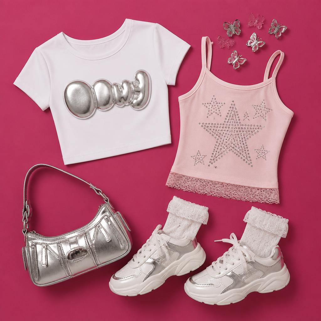 Statement Pieces product flat-lay with lace details